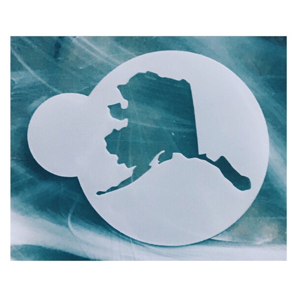 Alaska State Stencil, Reusable Alaska Cookie Stencil, DIY Alaska, Alaska Home Decor Stencil