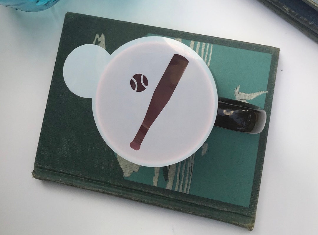 Baseball Cookie Stencil - Reusable 3.5" Craft Template For Baking & DIY Projects