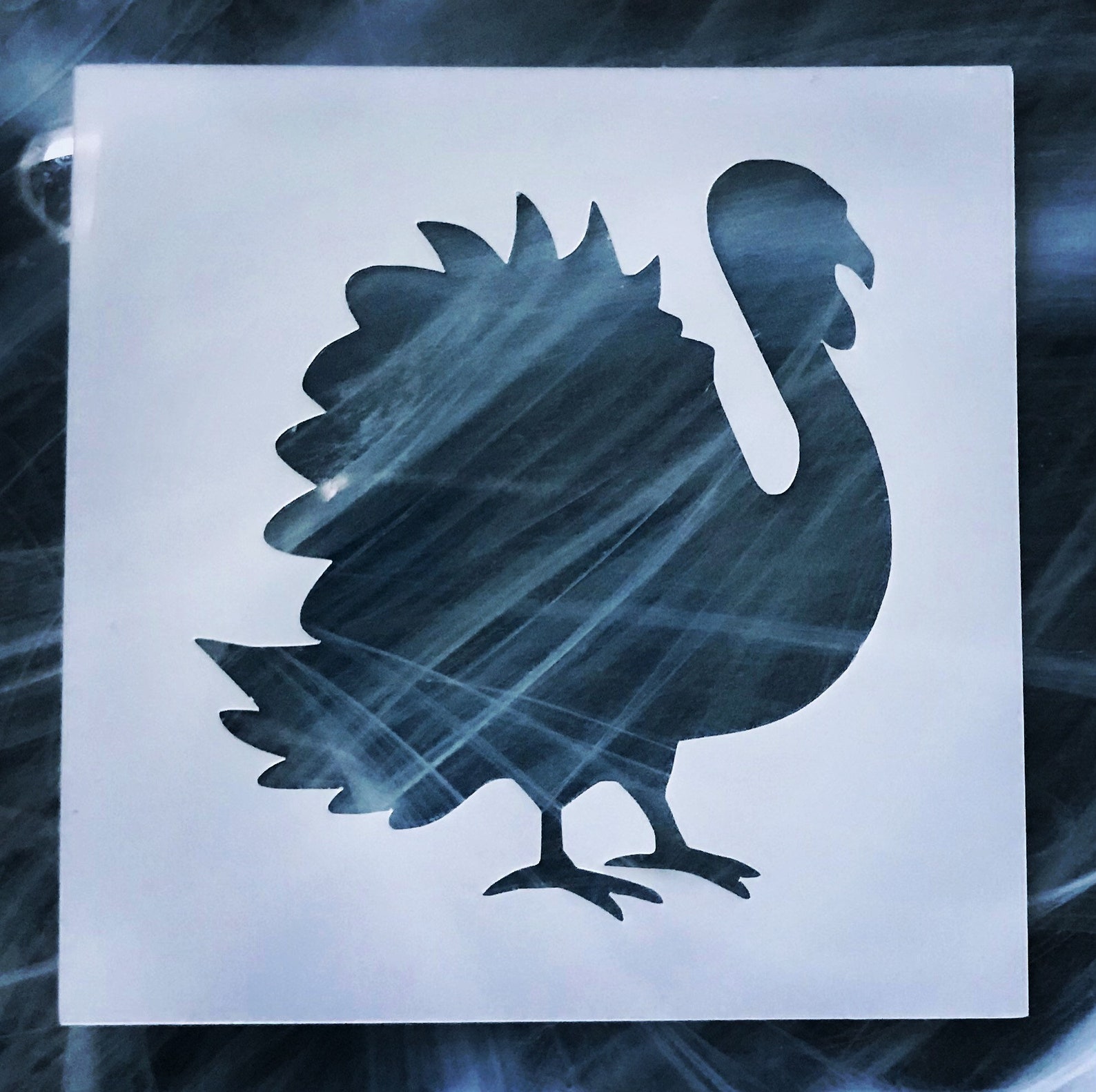 Turkey Stencil Reusable Turkey Stencil Custom Reusable - Etsy