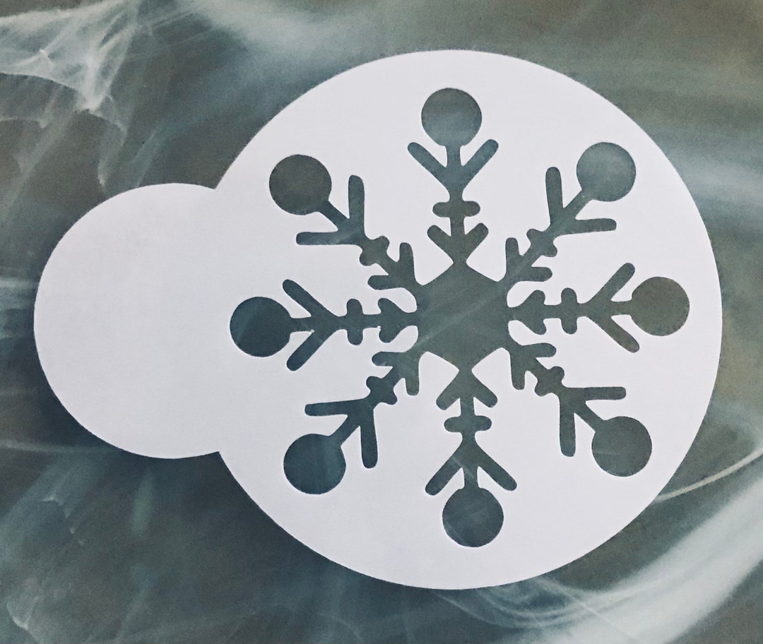 Snowflake Cookie Stencil Reusable Christmas Stencil Winter - Etsy
