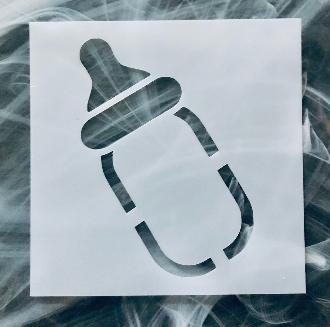 baby-bottle-stencil-reusable-baby-bottle-stencil-baby-shower-stencil