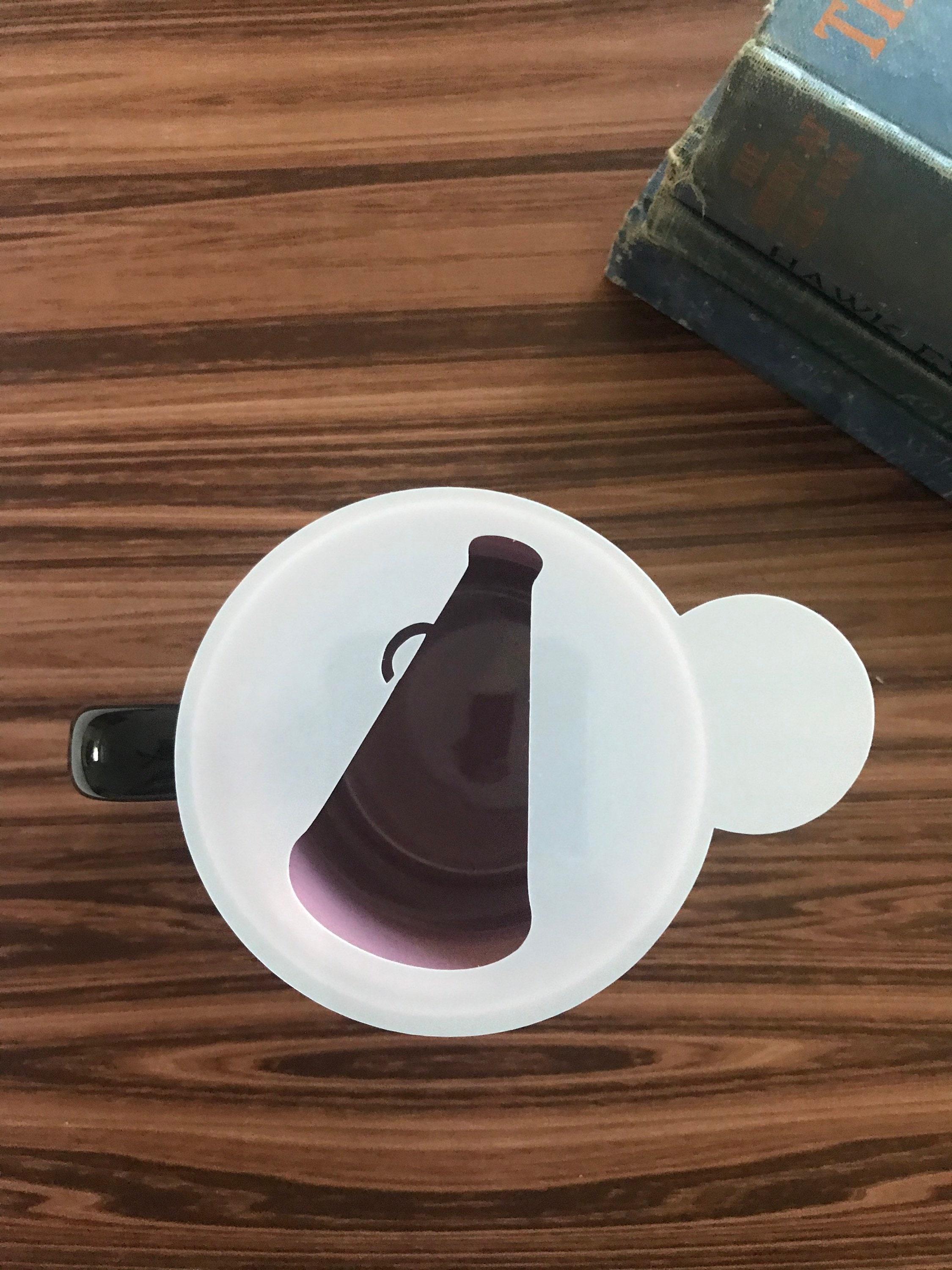 Megaphone Cookie Stencil Reusable Megaphone Stencil Etsy