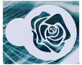 Rose - Stencil – My Custom Stencils