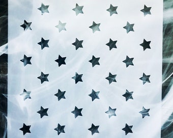 Reusable Stars Pattern Stencil: Mylar DIY Craft Stencil
