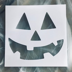 Stencil, Reusable Halloween Stencil, Jack o Lantern Stencil, Halloween Home Decor Stencil, DIY Halloween, Custom Stencil