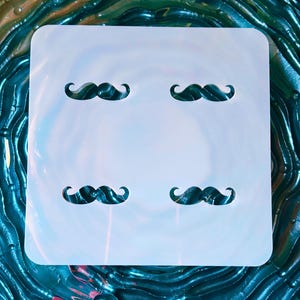 Mustache Stencil, Stencil for Stencil Genie, Oreo Stencil, Cookie Stencil, 1.5 Stencil, Mustache Pattern Stencil, Hipster Stencil