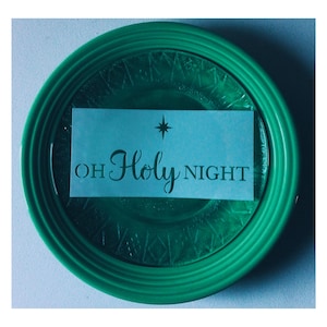 Reusable &#39;Oh Holy Night&#39; Christmas Stencil - Mylar Holiday Decor