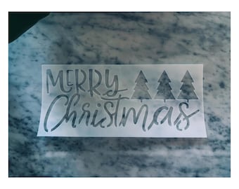 Reusable Christmas Stencil: Nativity Scene, Holiday DIY Decor