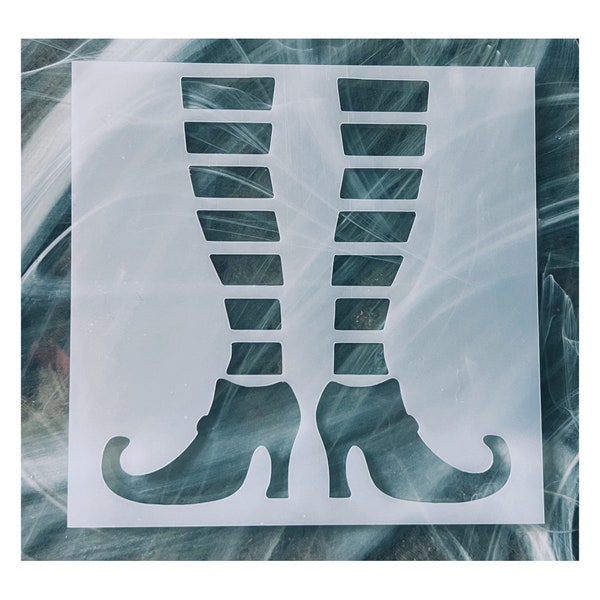 Witch Boots Stencil Etsy witch-boots-stencil-etsy