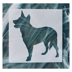 Stencil, Reusable Heeler Stencil, Dog Stencil, Red Heeler Stencil, Custom Stencil