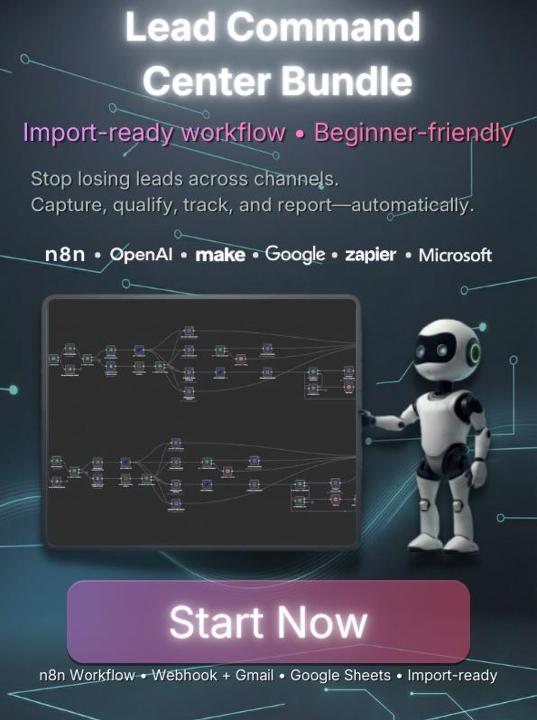 N8n Lead Command Center Bundle | AI Qualification & Reports (4 ...