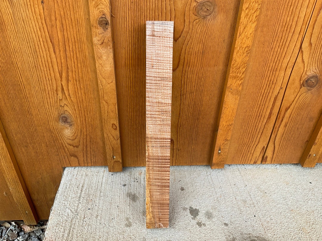 Fiddleback Maple Spindle Quartersawn 2x2x17&3/4 Craft Lumber Etsy