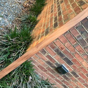 Craft lumber Sapele, helical planed, 1.25&quot; x 5.5&quot; x 53&quot;