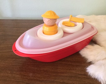 tuppertoys boat