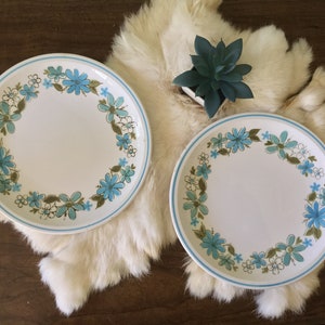 MIKASA Vintage Cera-Stone Salad Plates - “GIGI” 3175 Pattern - Pair of Two (2) - Japan - Replacement/Additions - #1028