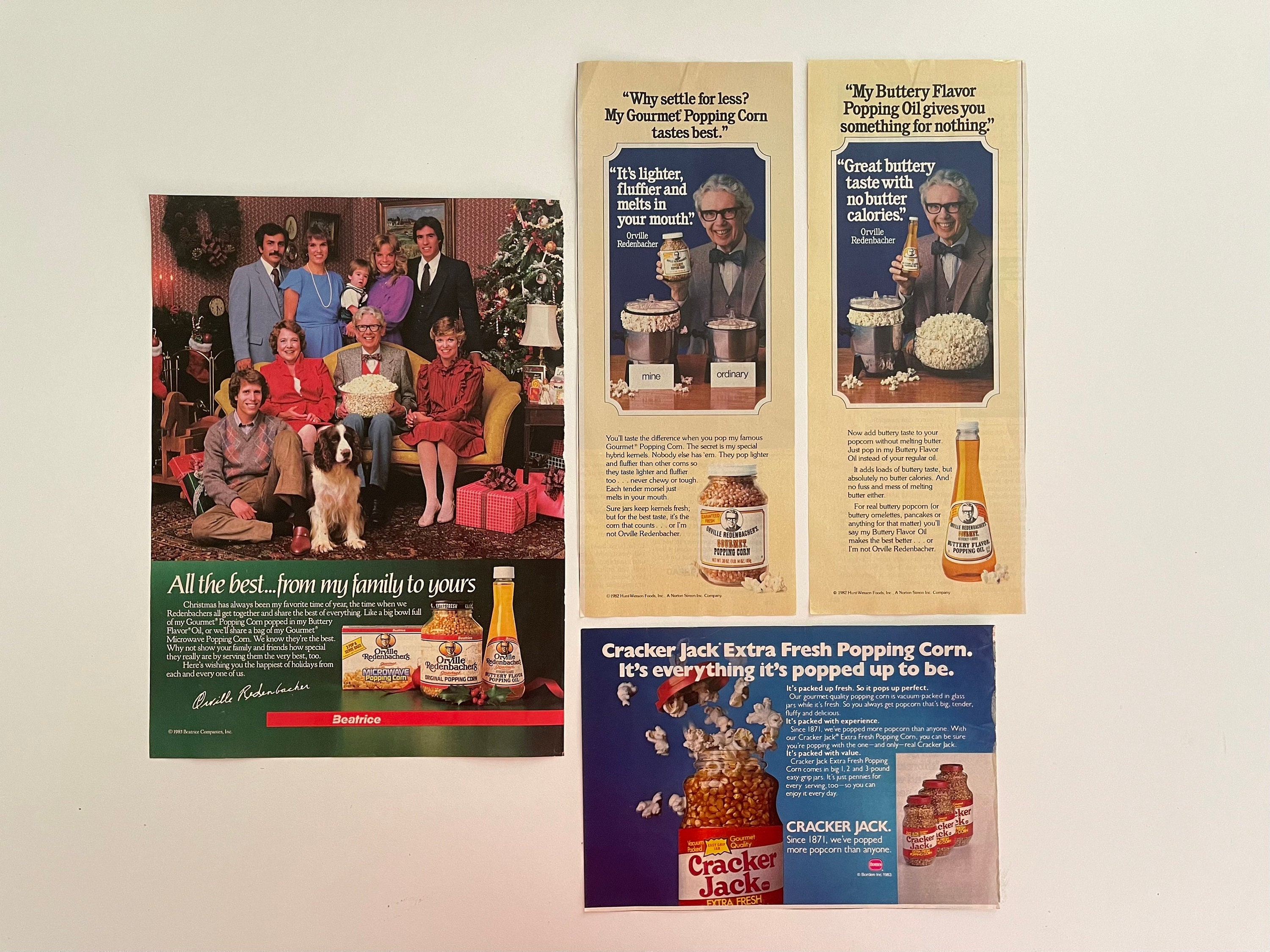 POPCORN Vintage Magazine Print Ads 1980s Magazine Pages - Etsy