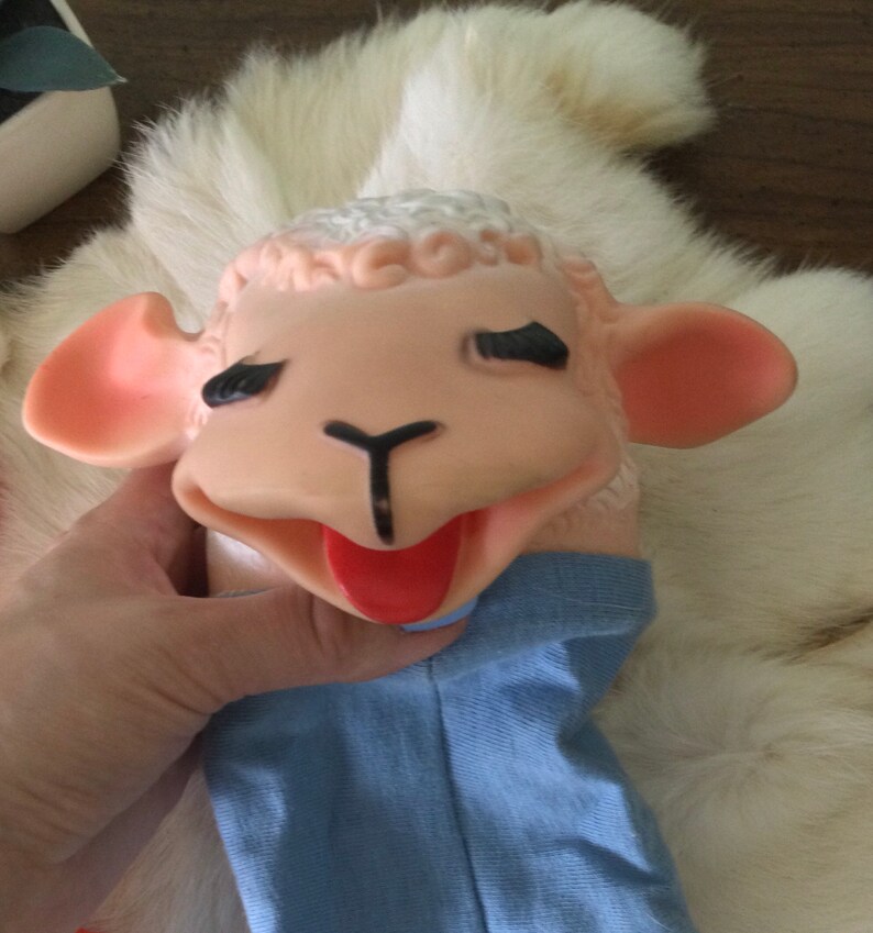 LAMB CHOP Vintage Hand Puppet ©1960 Tarcher Productions Inc Etsy