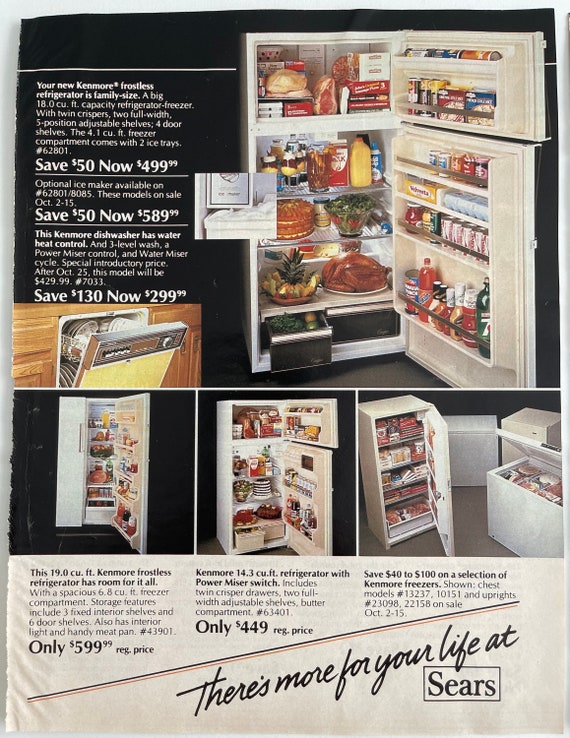SEARS HOME Authentic Original 1970-80s Magazine Print Ad Pages for
