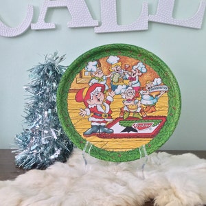 KEEBLER ELVES Vintage Christmas Collectible Tin - Storage and Tray Top - #738