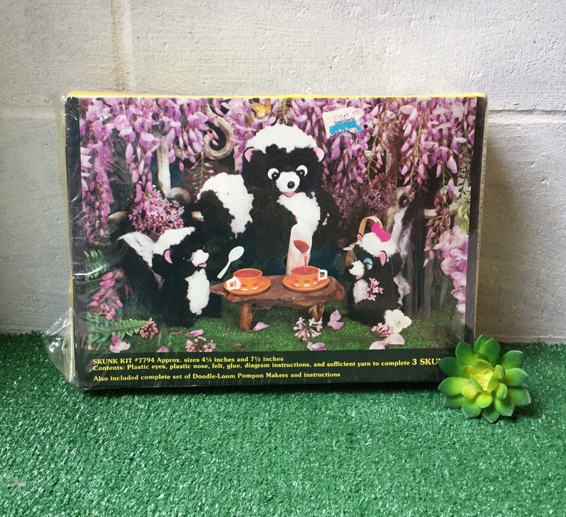 Kids Crafts Pom Pon Vintage 1978 Yarn Kit By Doodle Loom New Sealed In Box 192 Free Shipping U S Skunk Family 7794 Kit Included In Listing Only Craft Supplies Tools Kids Crafts Pom Pon Vintage 1978 Yarn Kit By Doodle Loom New Sealed In Box 192 Free Shipping U S Skunk Family 7794 Kit Included In Listing Only Craft Supplies Tools