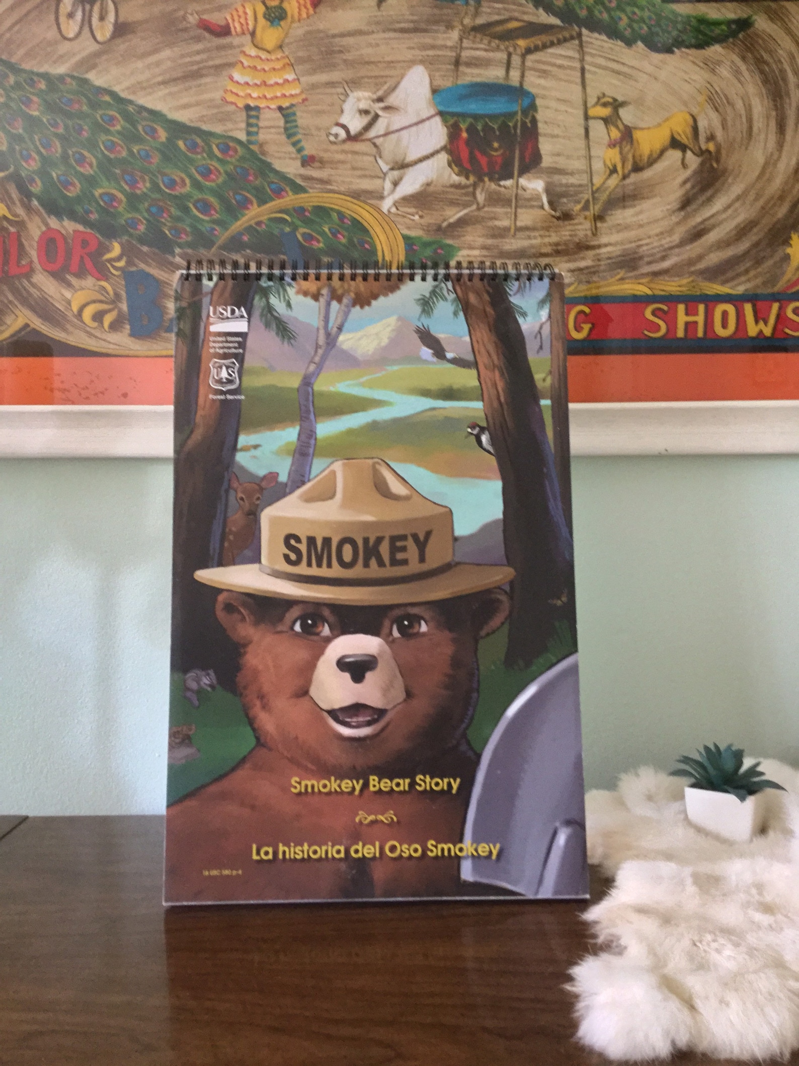 SMOKEY BEAR Story Fire Prevention Guide Rare USDA Forestry Etsy