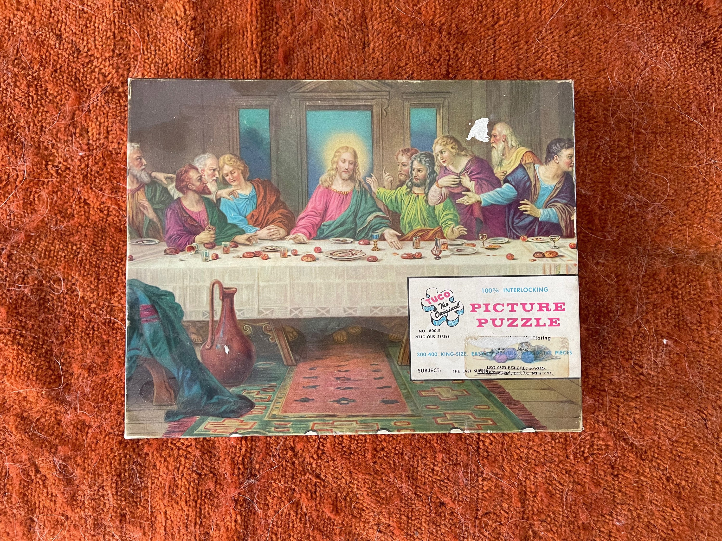 Bits and Pieces - 1000 Piece Jigsaw Puzzle for Adults 20 x 27 - The Last Supper Jigsaw Puzzle by Ruane Manning - Jesus East