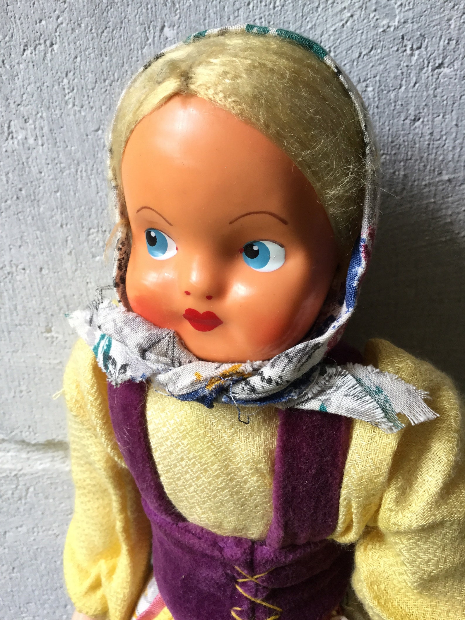 POLISH FOLK Vintage Babushka Doll Traditional Polish Costume Etsy