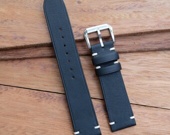 Schwarz Swift schlanke handgefertigte Lederarmband.Personalize, Custom.All Größe