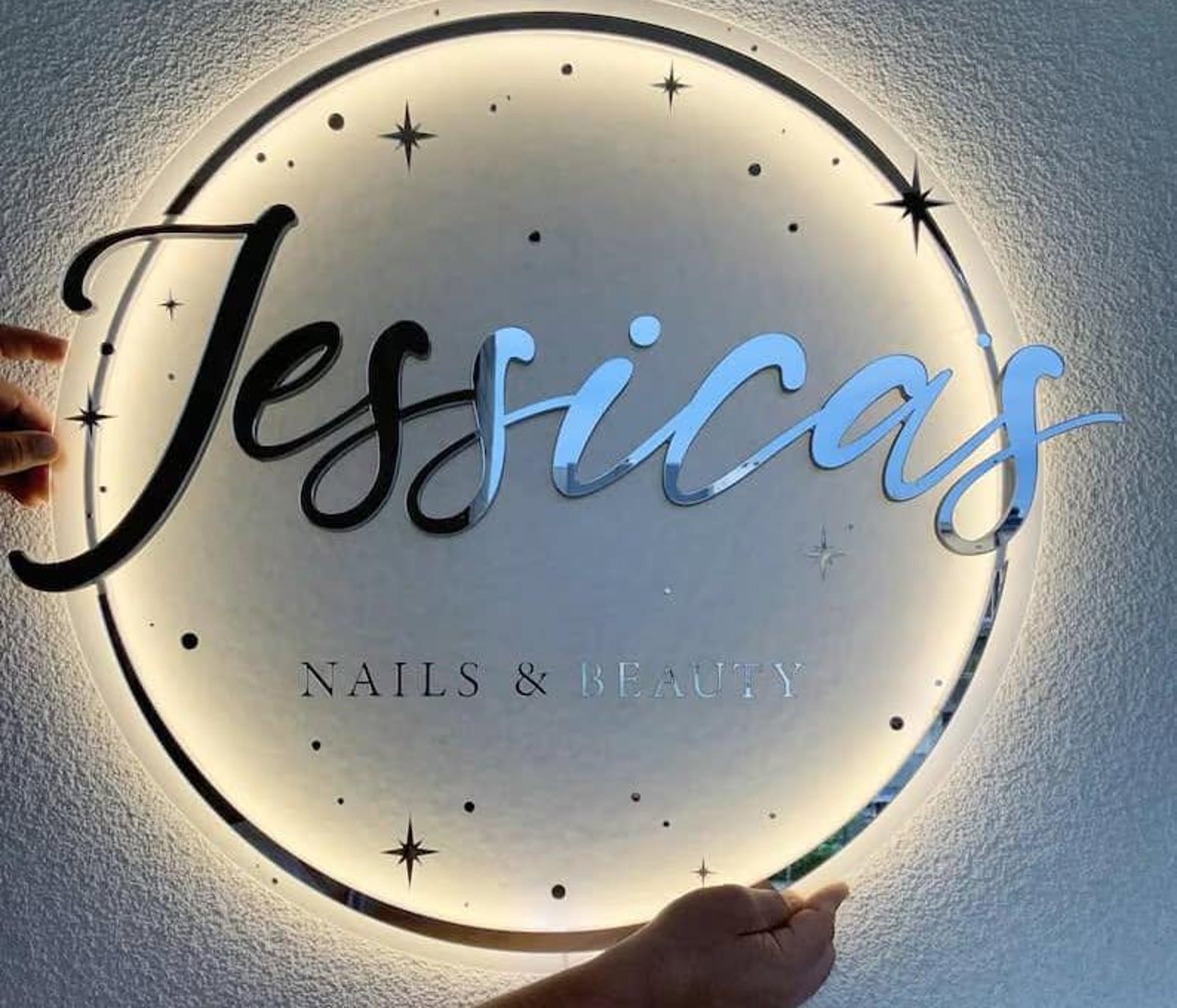 Custom Acrylic Business Logo Sign – UV Printed Office Branding - Etsy