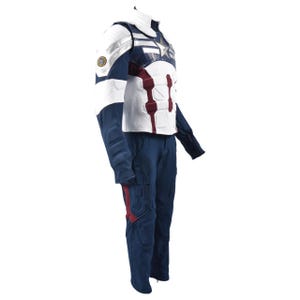 Sam Wilson Captain America Costume: Metal Star, Stretch Fabric