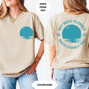 Personalized Family Beach Vacation Shirt, Family Name, Family Matching Shirts, Customized Family Trip T Shirt, Family Beach Trip