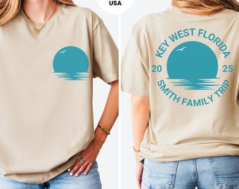 Personalized Family Beach Vacation Shirt, Family Name, Family Matching Shirts, Customized Family Trip T Shirt, Family Beach Trip