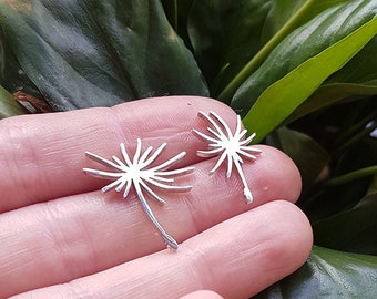 Dandelion Seed Mismatched Stud Earrings