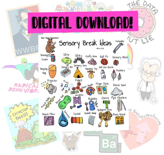 Sensory Break Ideasdigital Download - Etsy Hong Kong