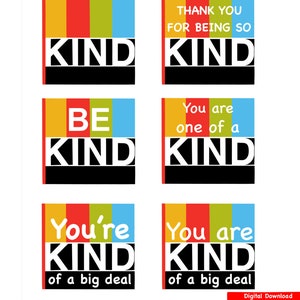Etiquetas de presente KIND Bar!-Download digital