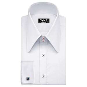 Mens High Collar French Cuff Dress Shirt - Etsy