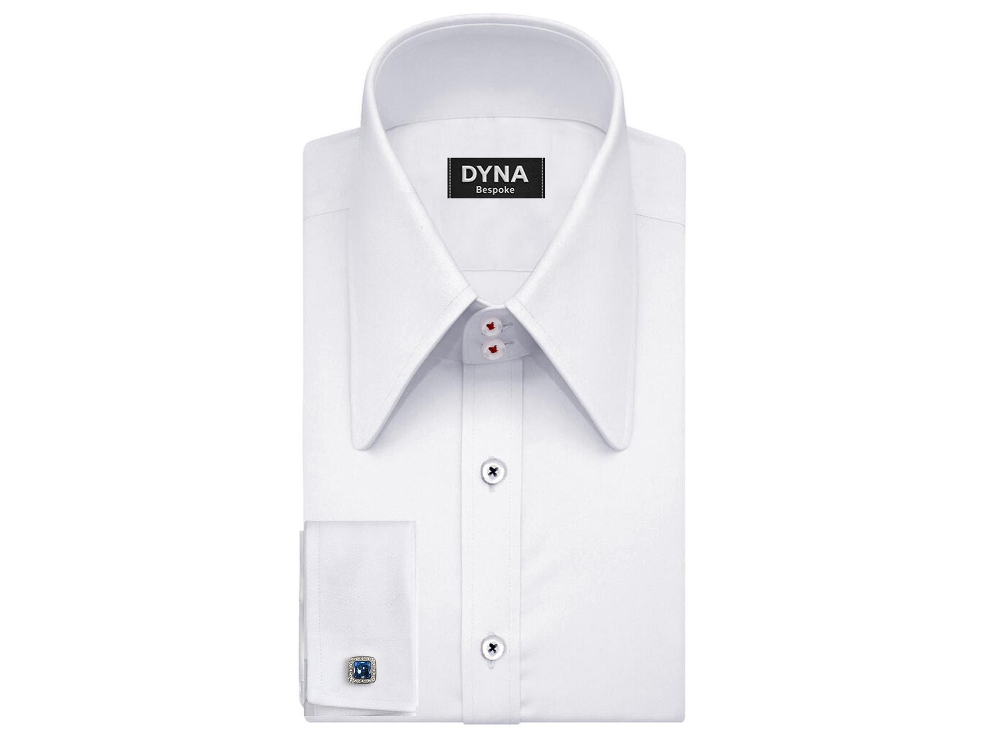 【foufou】high neck dress shirt BORRIELLO NAPOLI White Dress Shirt | Sam Malouf Authentic Luxury