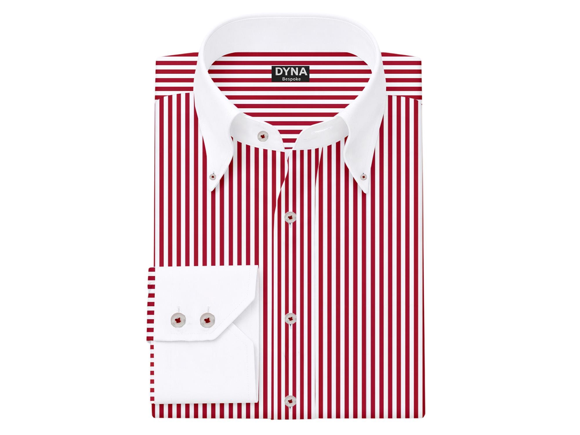 Burgundy Stripe Shirt - Etsy