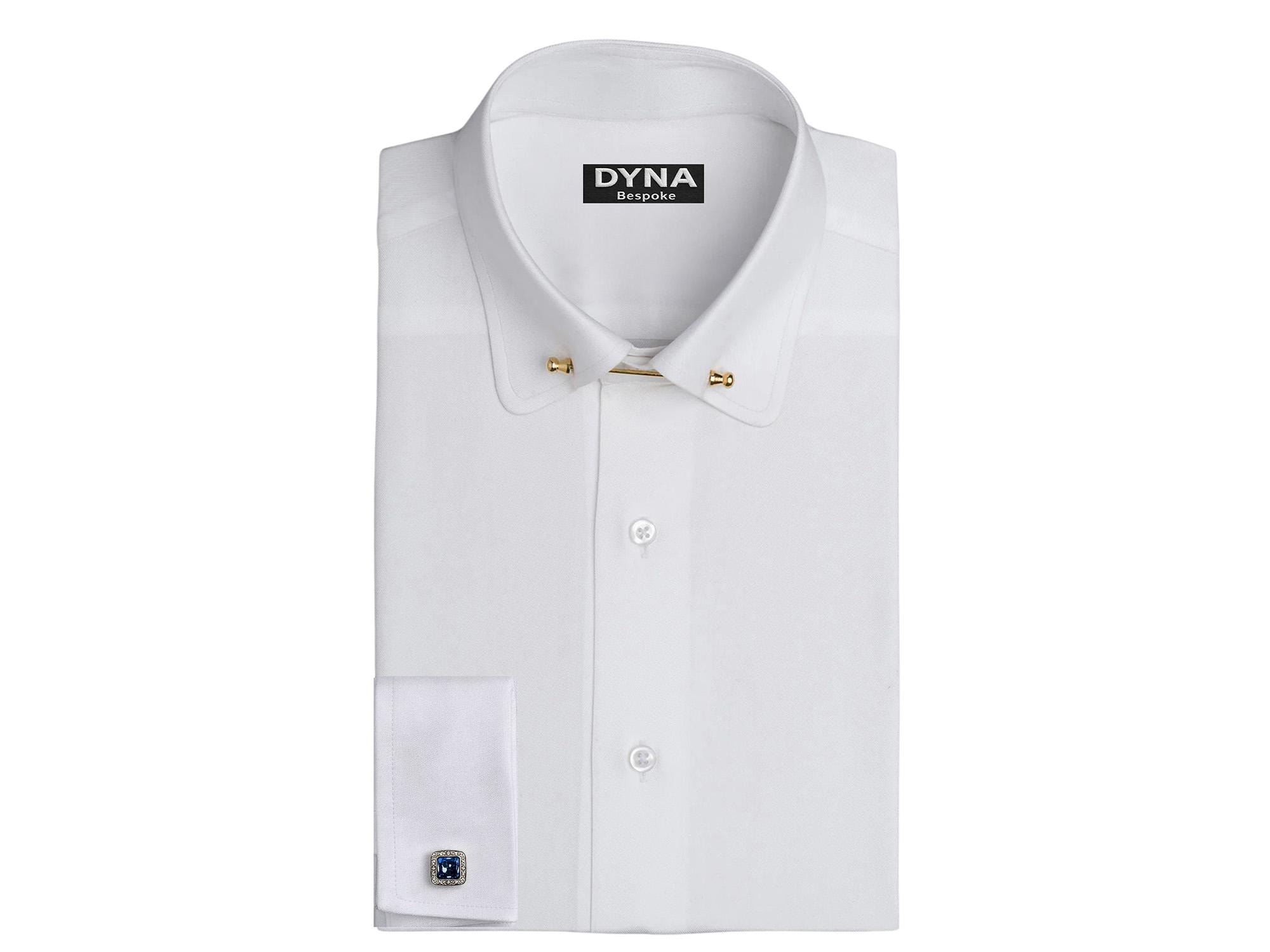 Button Placket White Dress Shirt Hidden Buttons Hidden Placket White Shirt  Men