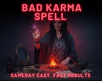 IRREVERSIBLE BAD KARMA Spell | Karmic Justice | Ultimate Payback | Endless Misfortune | Ruin & Retribution