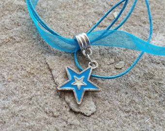 Sterling Silver Dallas Texas Cowboys Star Pendant Diamond Cut Charm Solid 925