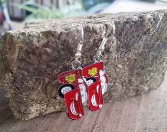 lightning mcqueen earrings