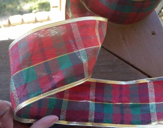 5 Yds Red Shiny Animal Print Snake Wired Ribbon 1 1//2/"W