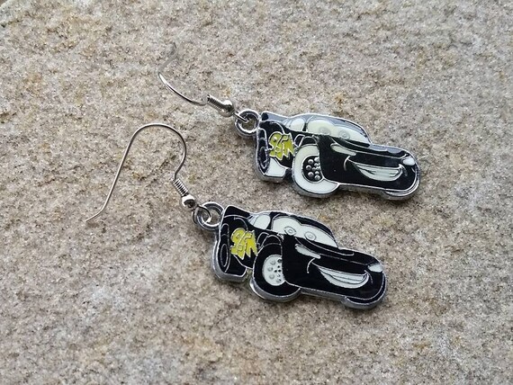 lightning mcqueen earrings