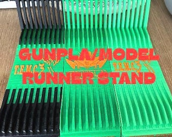3D Printed Runner Stand Model Kit Sprue Organizer