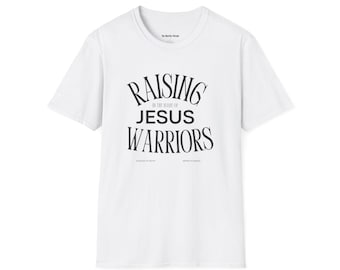 Camiseta cristiana "Criando a Jesús Guerreros"