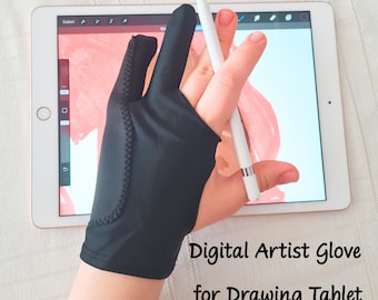 Smosyo Drawing Glove Gant De Protection Pour Tablette Graphique, écran, Peinture Artistique, Protection De Surface