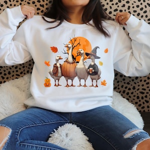 Funny Fall Goose PNG: Cozy Autumn Clipart (Digital Download
