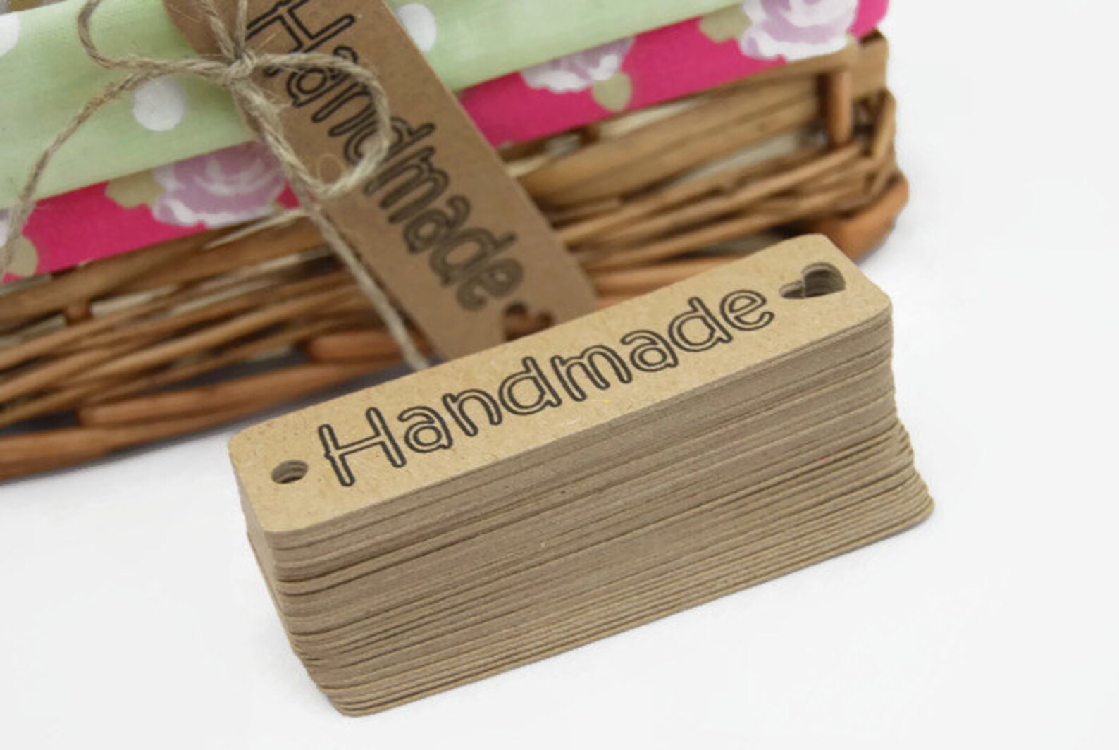 X50 'HANDMADE' Craft Labels Sewing Knitting Tags Etsy