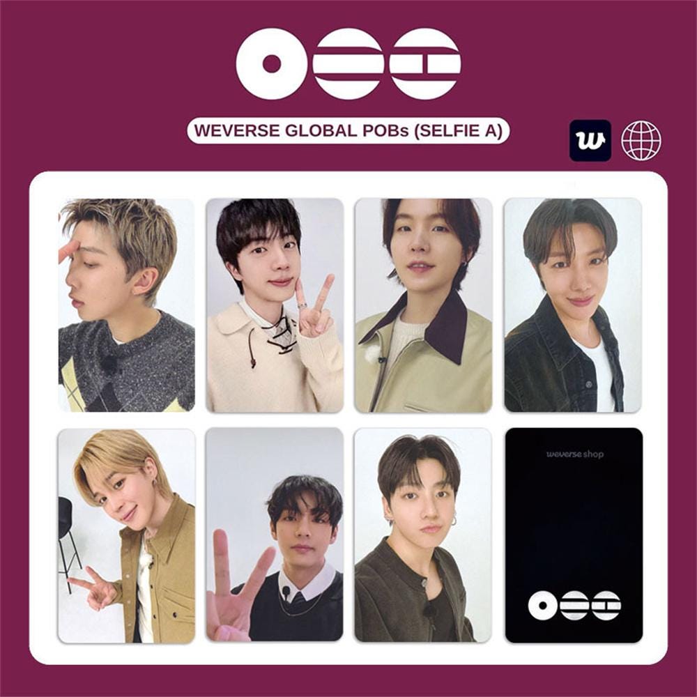 BTS - Arirang Album - WEVERSE Global Pobs (selfie A) [photocards